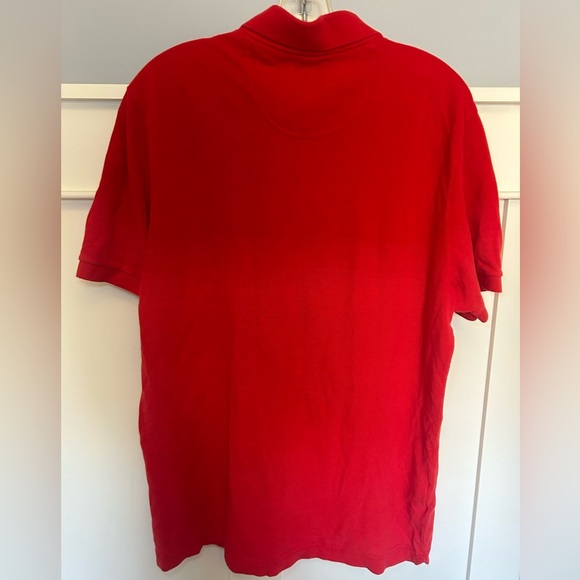 Vintage Red Gradient Lacoste polo shirt - Picture 5 of 5